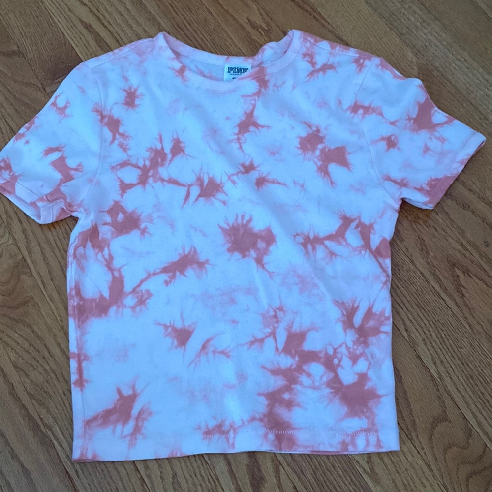 pink tie dye shirt from pink - NWOT